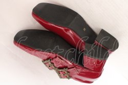 画像4: Summer Fairy / スクエアトゥシューズ 38 ワイン O-26-04-09-1055-LO-SH-IG-OS