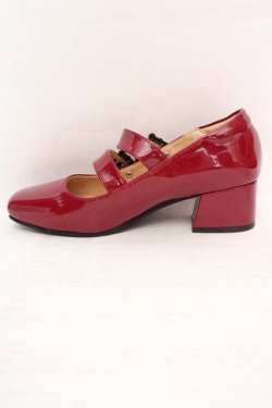 画像8: Summer Fairy / スクエアトゥシューズ 38 ワイン O-26-04-09-1055-LO-SH-IG-OS