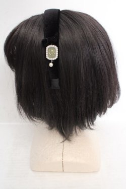 画像2: axes femme / ビジューデザインカチューシャ  クロ O-26-04-09-1006-AX-AC-IG-OS