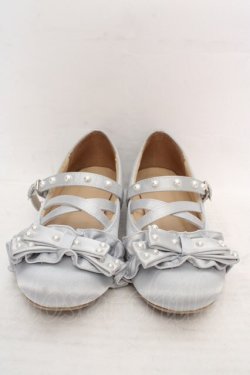 画像2: Lovely Tency / MAクロスリボンP パンプス M サックス O-26-04-09-1059-GO-SH-IG-OS