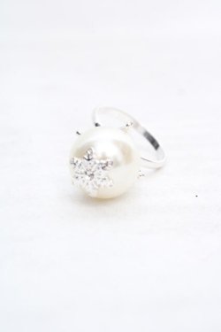 画像1: axes femme / パール×スノーリング  シルバー O-26-04-09-1063-AX-AC-IG-OS