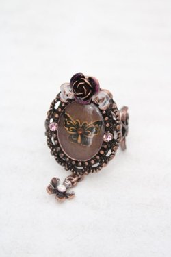 画像1: axes femme / ローズカメオリング  ピンクゴールド O-26-04-09-1065-AX-AC-IG-OS