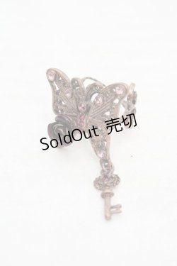 画像1: axes femme / バタフライキーリング  ピンクゴールド O-26-04-09-1071-AX-AC-IG-OS