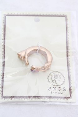 画像1: axes femme POETIQUE / ドリーミーキャットリング  ゴールド O-26-04-09-1072-AX-AC-IG-OS