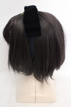 画像3: BABY,THE STARS SHINE BRIGHT / ベルベットリボンカチューシャ  ネイビー O-26-04-09-1007-BA-AC-IG-OS