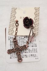 画像1: axes femme / ローズクロスピアス  ブロンズ O-26-04-09-1075-AX-AC-IG-ZT424-F003 (1)