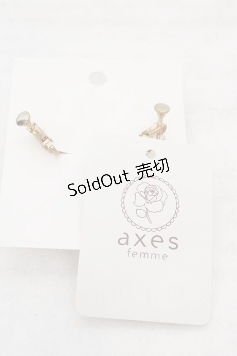 画像2: axes femme / カメオイヤリング  ゴールド O-26-04-09-1076-AX-AC-IG-OS (2)
