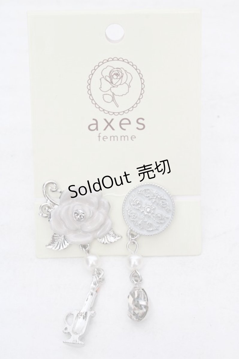 画像1: axes femme / 燭台モチーフピアス  シルバー O-26-04-09-1077-AX-AC-IG-ZT424-F003 (1)