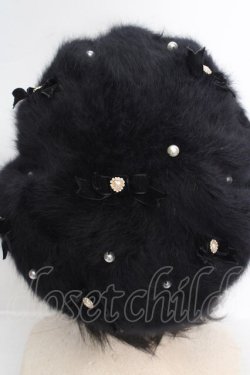 画像3: LIZ LISA / ビジュー付リボンベレー  クロ O-26-04-09-1008-LO-AC-IG-OS