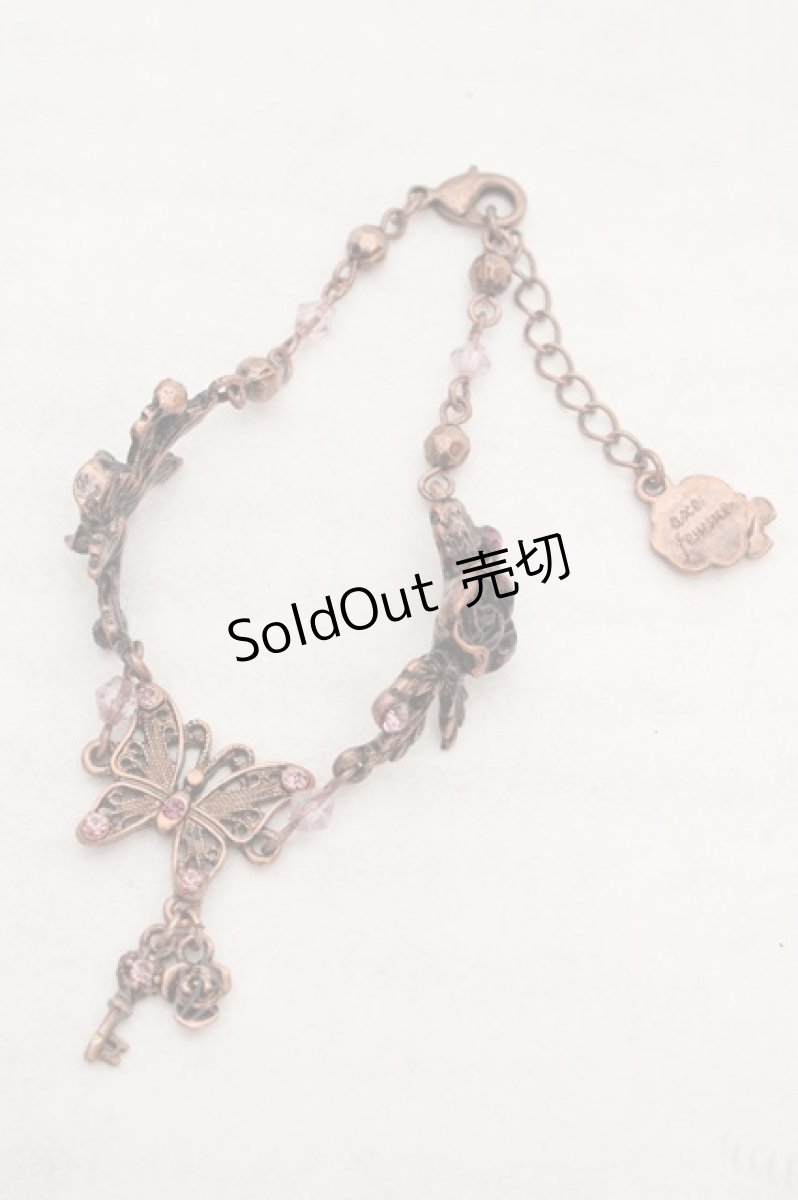 画像1: axes femme / バタフライローズブレスレット  ピンクゴールド O-26-04-09-1092-AX-AC-IG-OS (1)