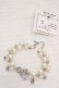 画像1: axes femme / リボン×パールPTブレスレット  シルバー O-26-04-09-1093-AX-AC-IG-OS (1)