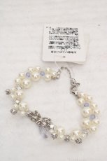 画像2: axes femme / リボン×パールPTブレスレット  シルバー O-26-04-09-1093-AX-AC-IG-OS (2)