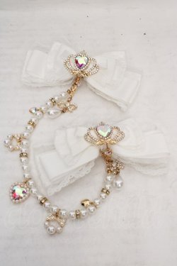 画像1: LIZ LISA / デコラアクセクリップ  シロ O-26-04-09-1095-LO-ZA-YM-OS