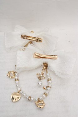 画像2: LIZ LISA / デコラアクセクリップ  シロ O-26-04-09-1095-LO-ZA-YM-OS