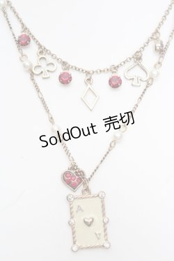 画像1: axes femme / トランプ2連ネックレス  ゴールド O-26-04-09-1106-AX-AC-OW-OS