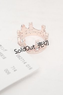 画像2: axes femme / 王冠リング  ピンクゴールド O-26-04-09-1107-AX-AC-OW-OS