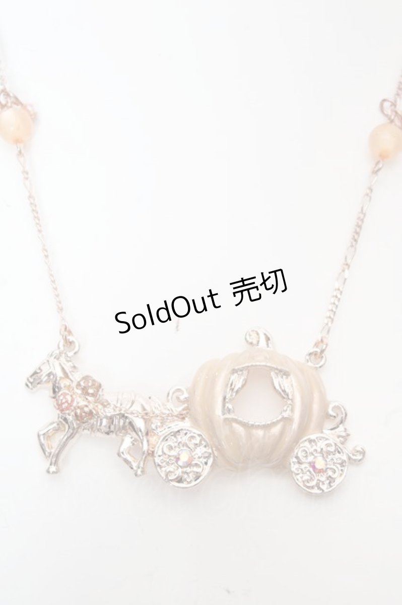 画像1: axes femme / メルヘン馬車ネックレス  ピンクゴールド O-26-04-09-1108-AX-AC-OW-ZT424-F003 (1)