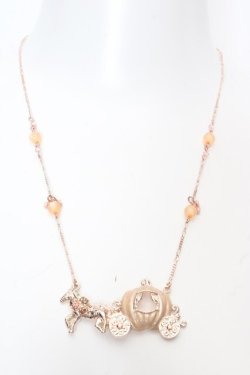 画像2: axes femme / メルヘン馬車ネックレス  ピンクゴールド O-26-04-09-1108-AX-AC-OW-OS