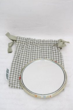 画像2: PINK HOUSE / 巾着入り丸型ミラー  グリーン O-26-04-09-1109-LO-ZA-IG-OS