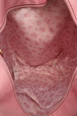 画像3: Maison de FLEUR / ブランドロゴフリルハンドルトートMバッグ  ピンク O-26-04-09-1124-LO-BG-IG-OS