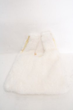 画像2: axes femme POETIQUE / THANKS FES トートバッグ  ファー シロ O-26-04-09-1127-AX-BG-IG-OS