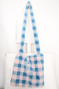 Candy Stripper / MY SUNNY CANDY FURバッグ  ブルー O-26-04-09-1130-PU-BG-IG-OS