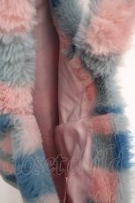 画像3: Candy Stripper / MY SUNNY CANDY FURバッグ  ブルー O-26-04-09-1130-PU-BG-IG-ZTK012 (3)