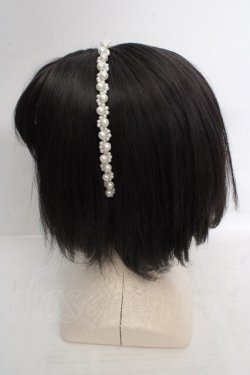 画像2: Ank Rouge / ツイストパールカチューシャ  シロ O-26-04-09-1012-CA-AC-OW-OS