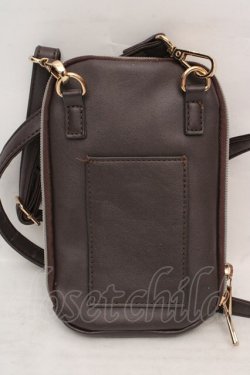 画像2: Amavel / リボン付きスマホショルダーバッグ  ブラウン O-26-04-09-1132-CA-BG-YM-OS