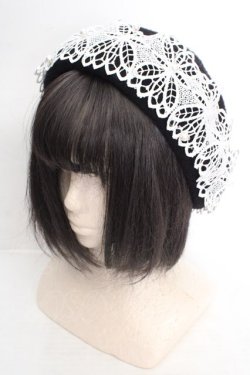 画像1: m petit by misako / TT*AMレースBベレー 57.5cm クロ O-26-04-09-1014-LO-AC-OW-OS