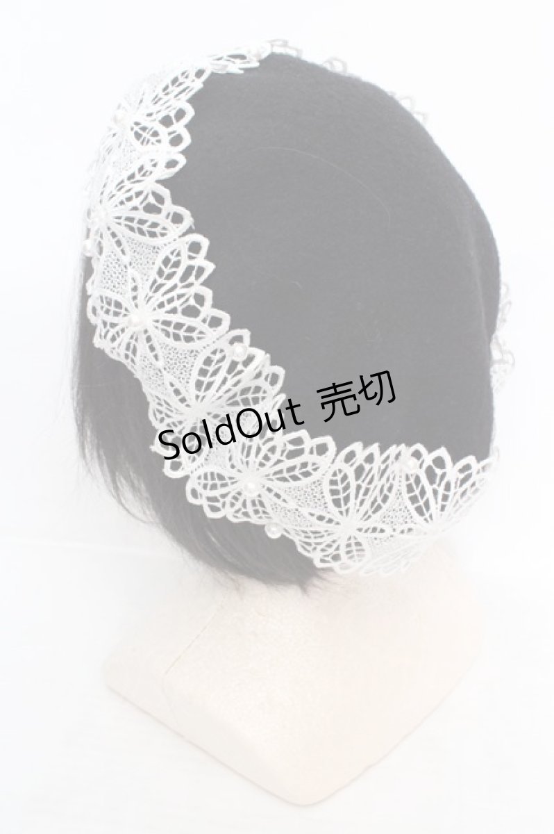 画像2: m petit by misako / TT*AMレースBベレー 57.5cm クロ O-26-04-09-1014-LO-AC-OW-ZTK053 (2)