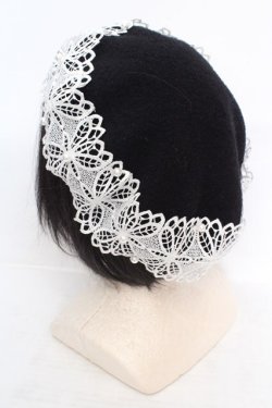 画像2: m petit by misako / TT*AMレースBベレー 57.5cm クロ O-26-04-09-1014-LO-AC-OW-OS