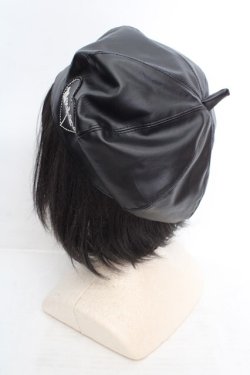 画像3: MORPH8NE / レザーベレー  ブラック O-26-04-09-1015-PU-AC-OW-OS
