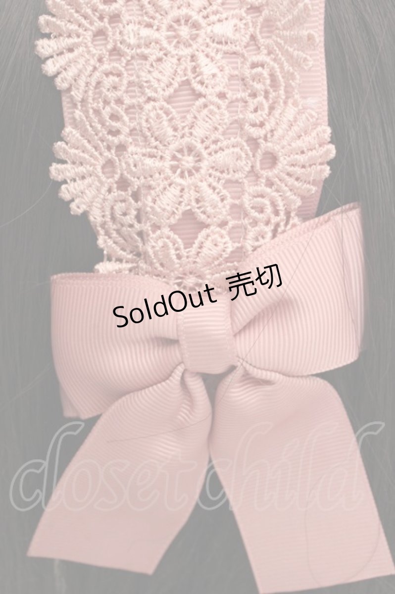 画像3: m petit by misako / TT*AMレースカチューシャ  ピンク O-26-04-09-1028-LO-AC-OW-ZT575-F002 (3)