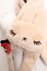 画像2: axes femme / うさぎマフラー  アイボリー O-26-04-09-1029-AX-ZA-IG-ZT428 (2)