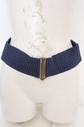 axes femme / レースアップゴムベルト  ブルー O-26-04-09-1031-AX-BL-IG-OS