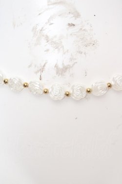 画像1: axes femme / ローズパールチェーンベルト  シロ×ゴールド O-26-04-09-1035-AX-ZA-IG-OS