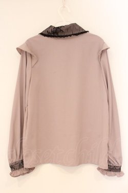 画像3: Rojita / 衿レース前立てフリルブラウス F ピンク O-26-04-09-062-LO-BL-OW-OS