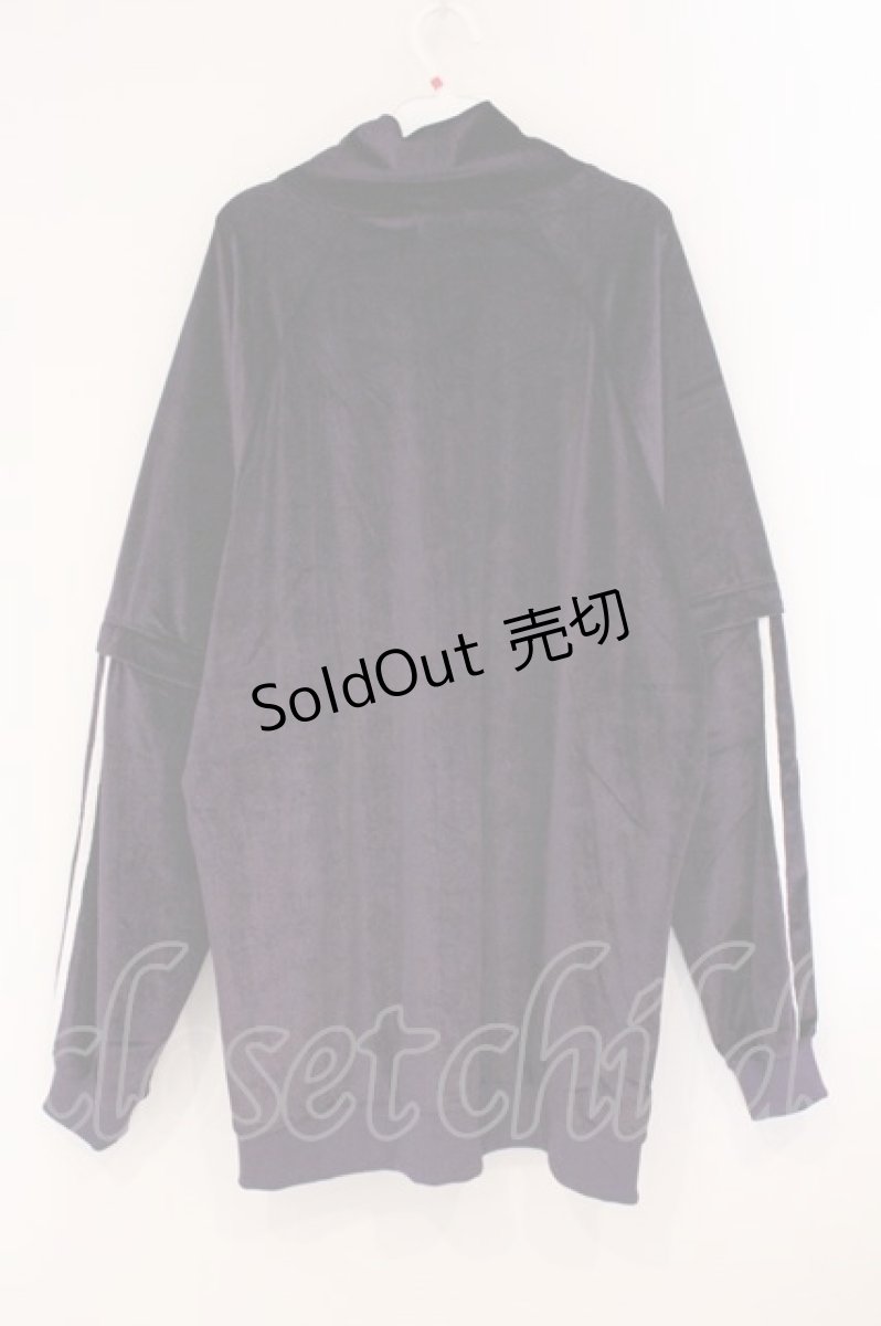 画像3: NieR Clothing / 3WAYベロアトラックジャケット F パープル O-26-04-09-064-PU-JA-YM-OS (3)
