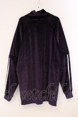 画像3: NieR Clothing / 3WAYベロアトラックジャケット F パープル O-26-04-09-064-PU-JA-YM-OS