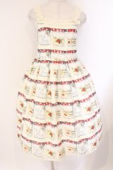 Emily Temple cute / 復刻JAM瓶キャミワンピース  アイボリー O-26-04-09-005-ET-OP-IG-OS