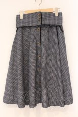 画像1: axes femme / コルセット風ベルトスカート  グレー O-26-04-09-072-AX-SK-IG-ZT280 (1)