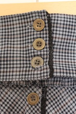 画像2: axes femme / コルセット風ベルトスカート  グレー O-26-04-09-072-AX-SK-IG-OS