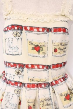 画像3: Emily Temple cute / 復刻JAM瓶キャミワンピース  アイボリー O-26-04-09-005-ET-OP-IG-OS