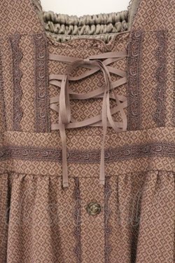 画像2: axes femme / ドット柄ワンピース M ブラウン O-26-04-09-080-AX-OP-IG-OS