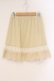 画像1: axes femme / バラレースミニペチスカート M 生成り O-26-04-09-083-AX-SK-IG-OS (1)
