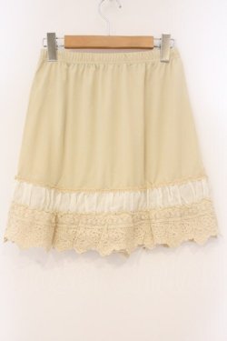 画像4: axes femme / バラレースミニペチスカート M 生成り O-26-04-09-083-AX-SK-IG-OS