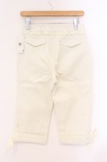 画像3: axes femme / 裾リボンバミューダパンツ M 生成り O-26-04-09-086-AX-PA-IG-ZT075 (3)