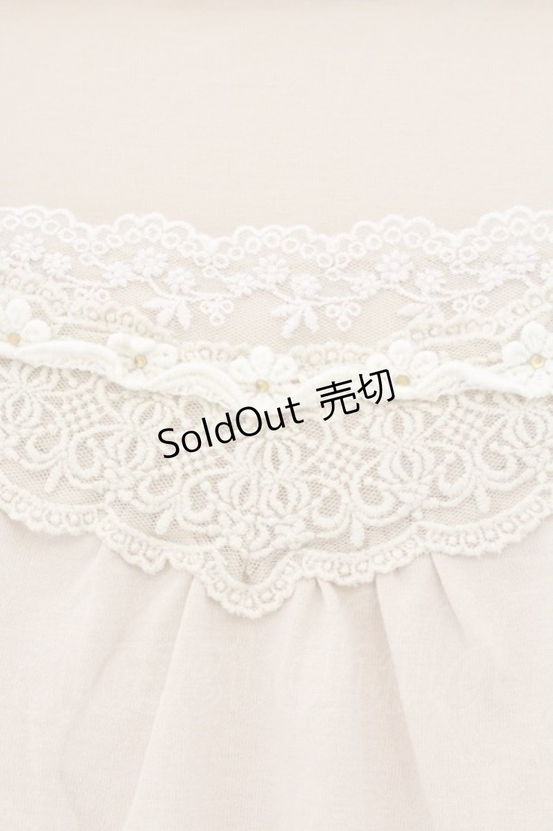 画像2: axes femme / レース配色カットソー M イエロー O-26-04-09-089-AX-TO-IG-OS (2)