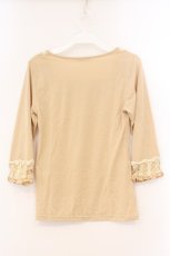 画像3: axes femme / レース配色カットソー M イエロー O-26-04-09-089-AX-TO-IG-OS (3)